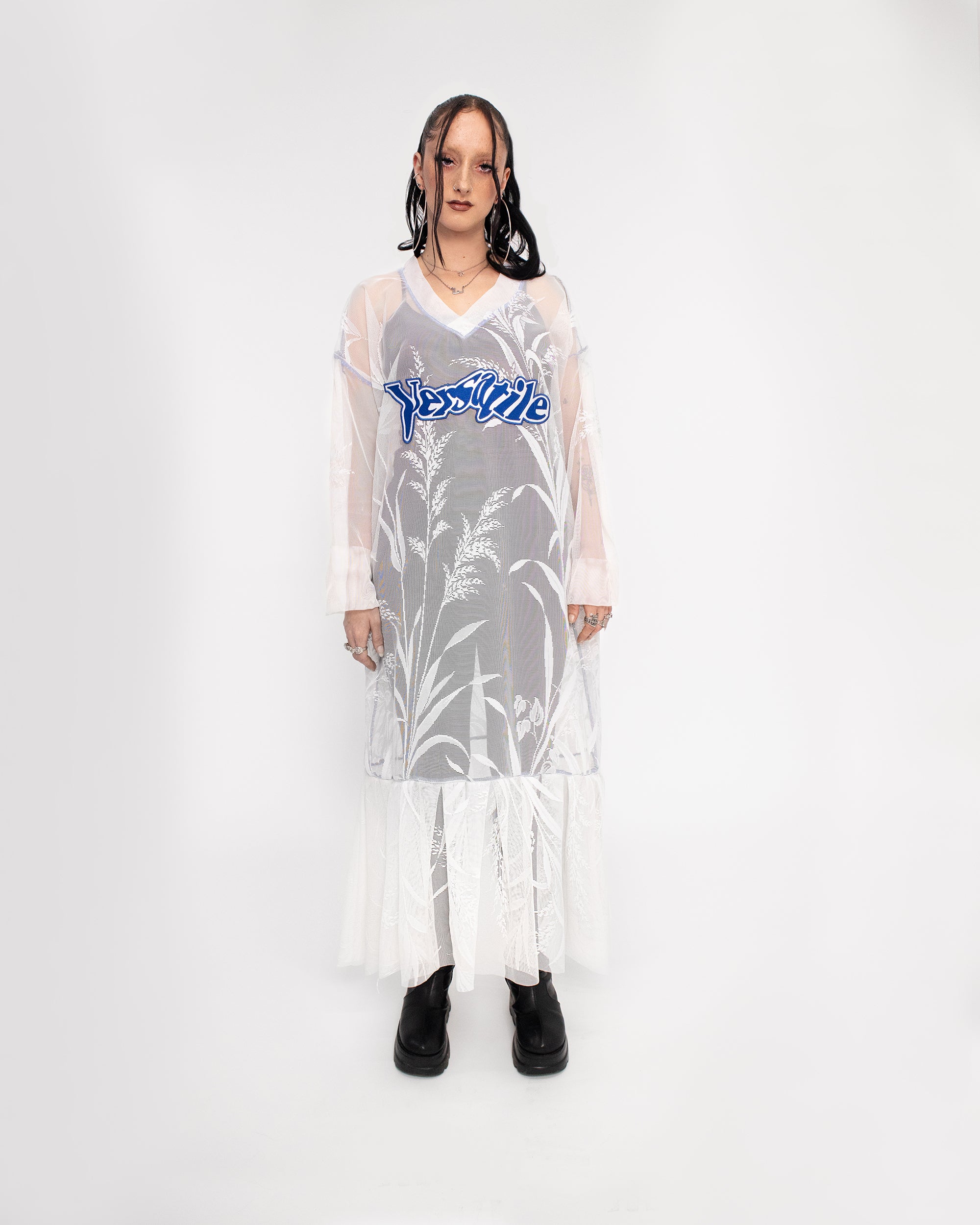 Lace Soccer Jersey Dress Versatile Forever